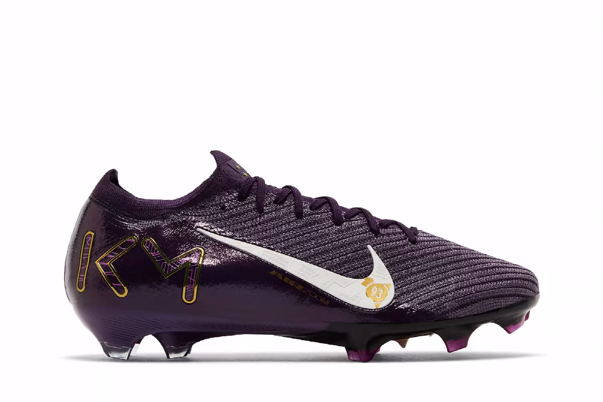 Kylian Mbappé x Nike Zoom Mercurial Vapor 16 Elite FG Grand Purple, view 2