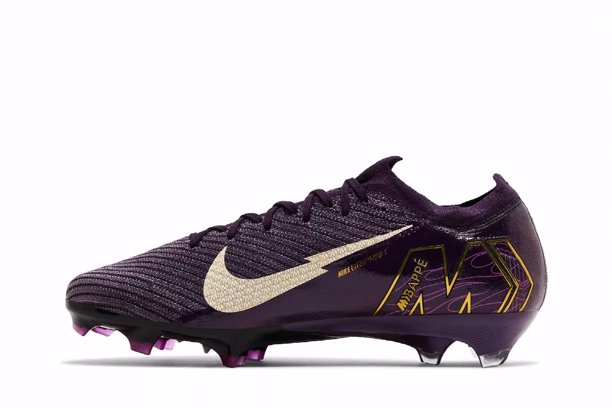 Kylian Mbappé x Nike Zoom Mercurial Vapor 16 Elite FG Grand Purple, view 4