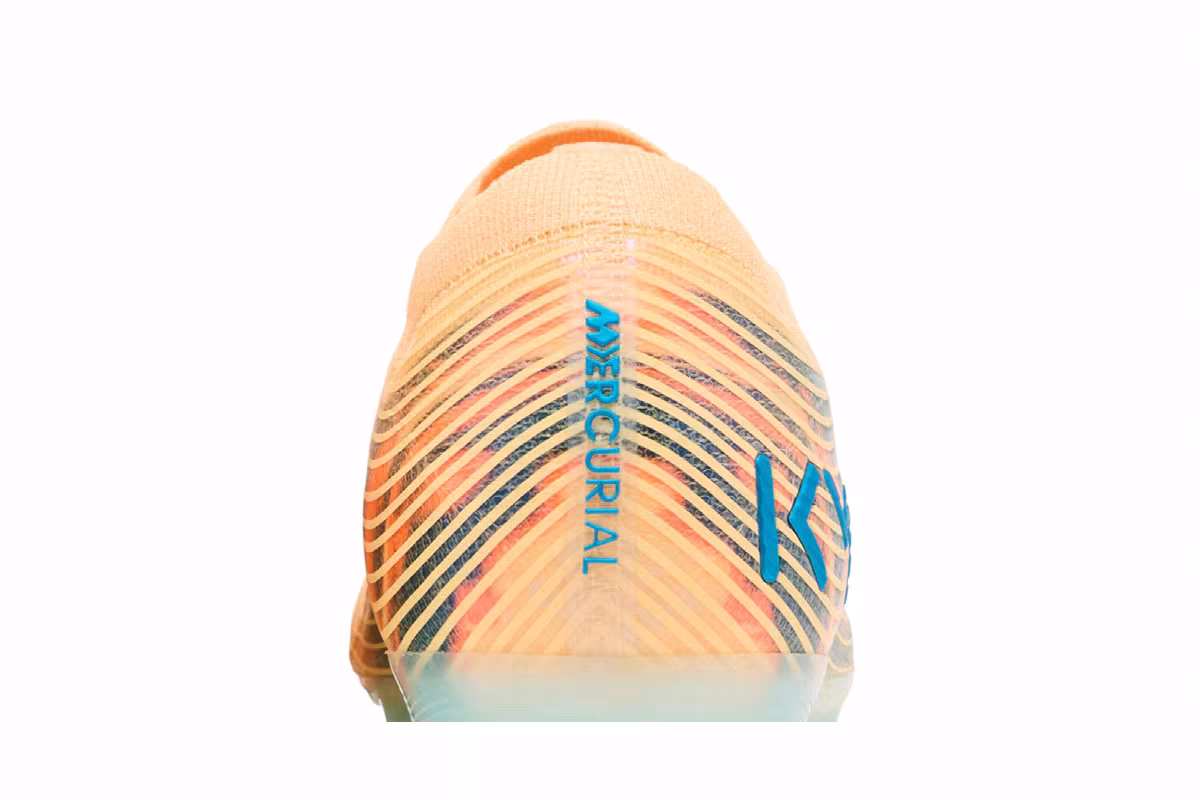 Kylian Mbappé x Nike Mercurial Vapor 16 Elite Melon Tint/Igloo/Neo Turquoise, view 8