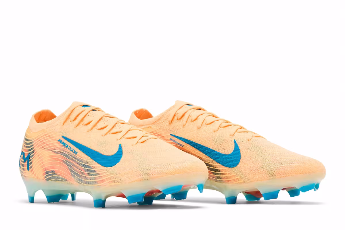 Kylian Mbappé x Nike Mercurial Vapor 16 Elite Melon Tint/Igloo/Neo Turquoise, view 9