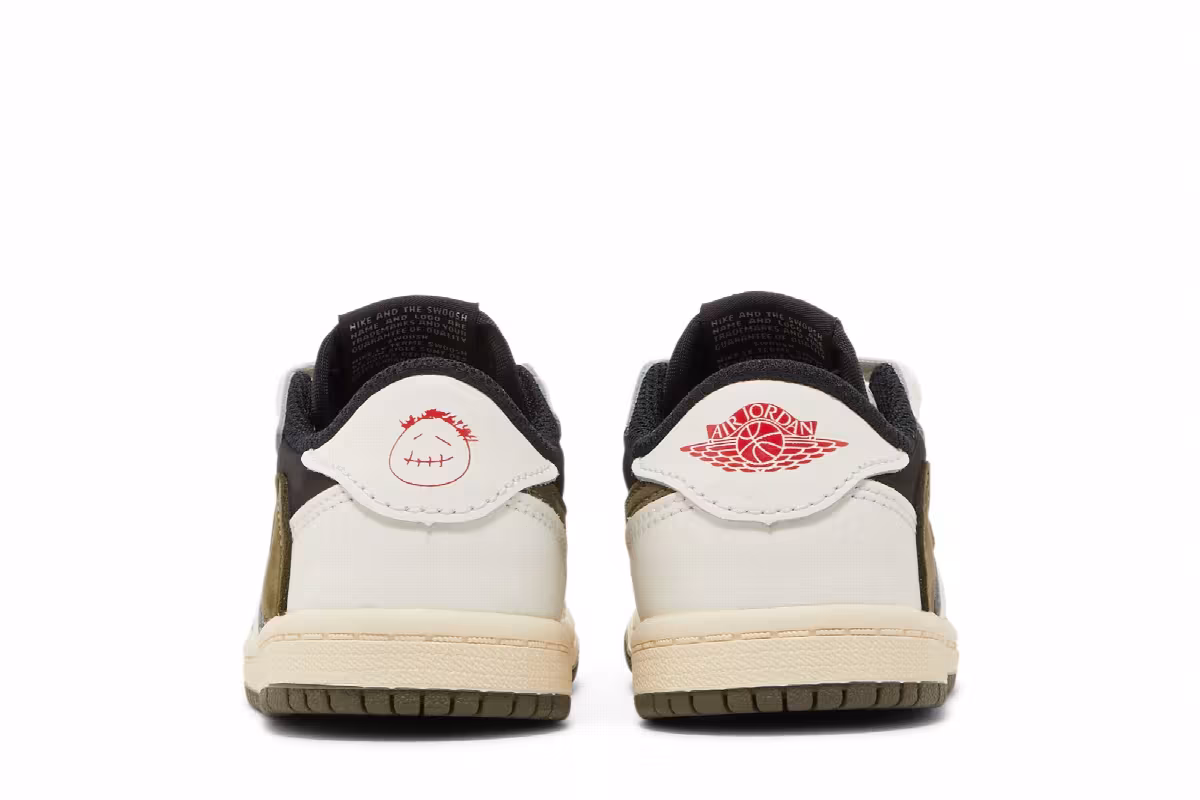Travis Scott x Air Jordan 1 Low OG SP TD Olive, view 7