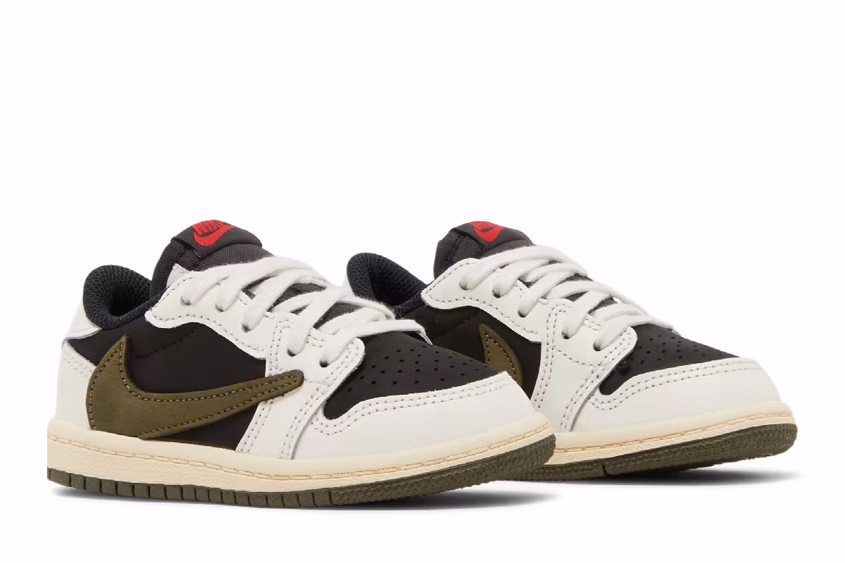 Travis Scott x Air Jordan 1 Low OG SP TD Olive, view 9