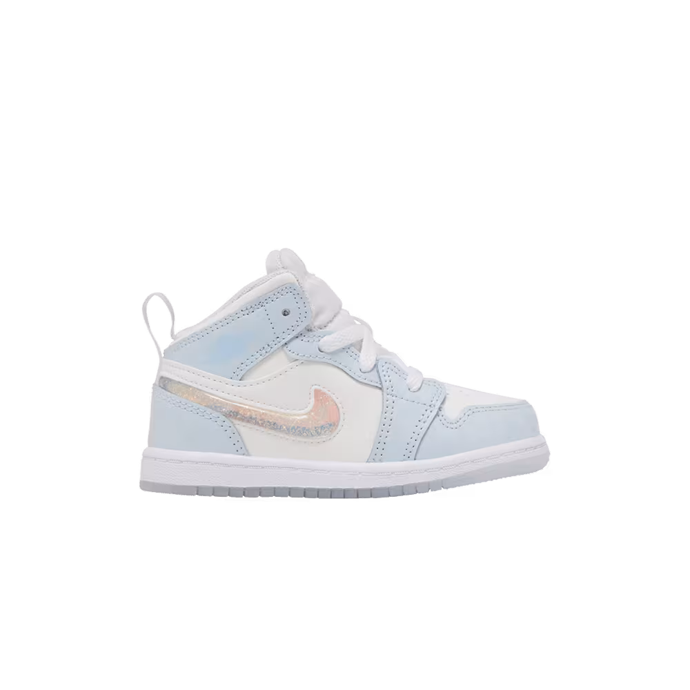 Air Jordan 1 Mid SE TD Glitter Swoosh