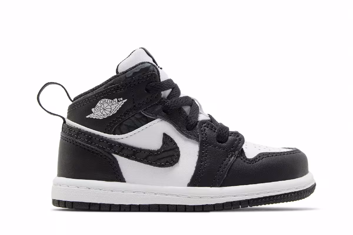Air Jordan 1 Mid SE TD Panda Elephant, view 2