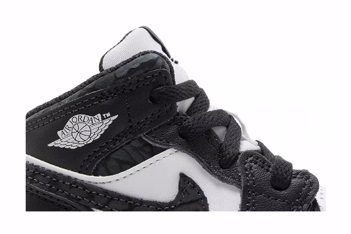 Air Jordan 1 Mid SE TD Panda Elephant, view 3