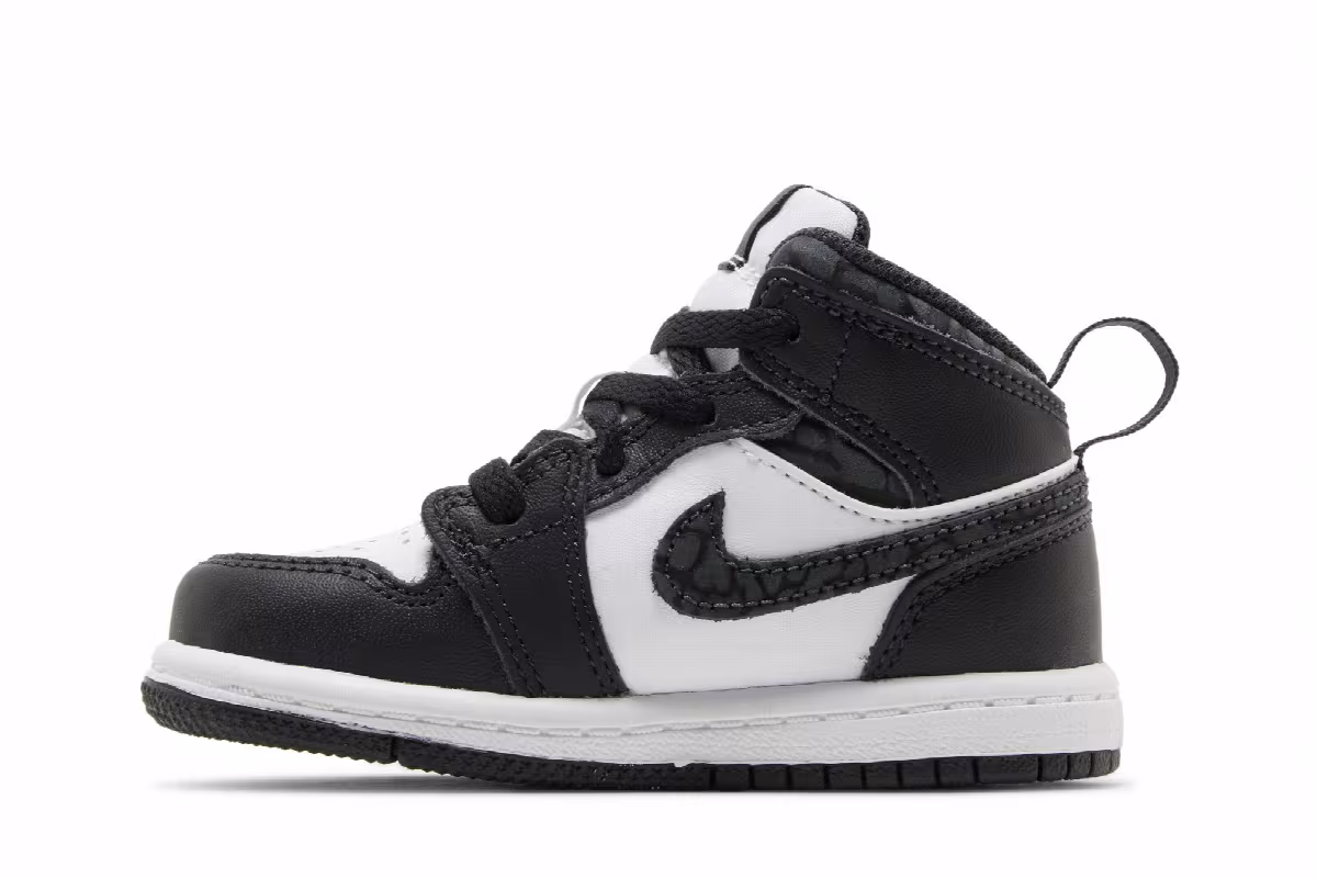 Air Jordan 1 Mid SE TD Panda Elephant, view 4
