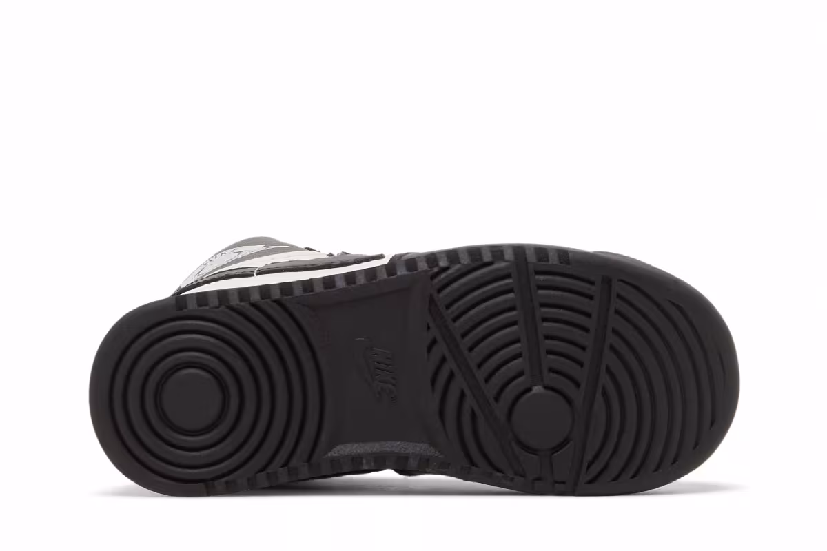 Air Jordan 1 High Black White, view 5