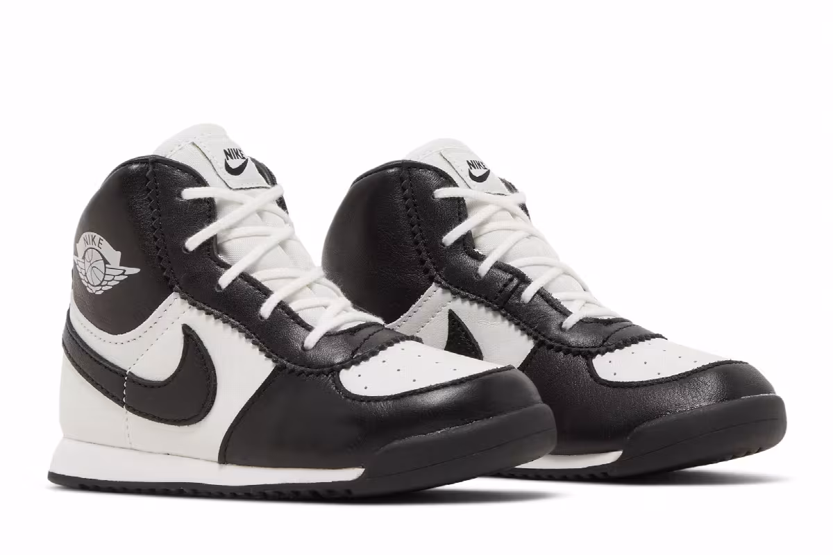 Air Jordan 1 High Black White, view 9
