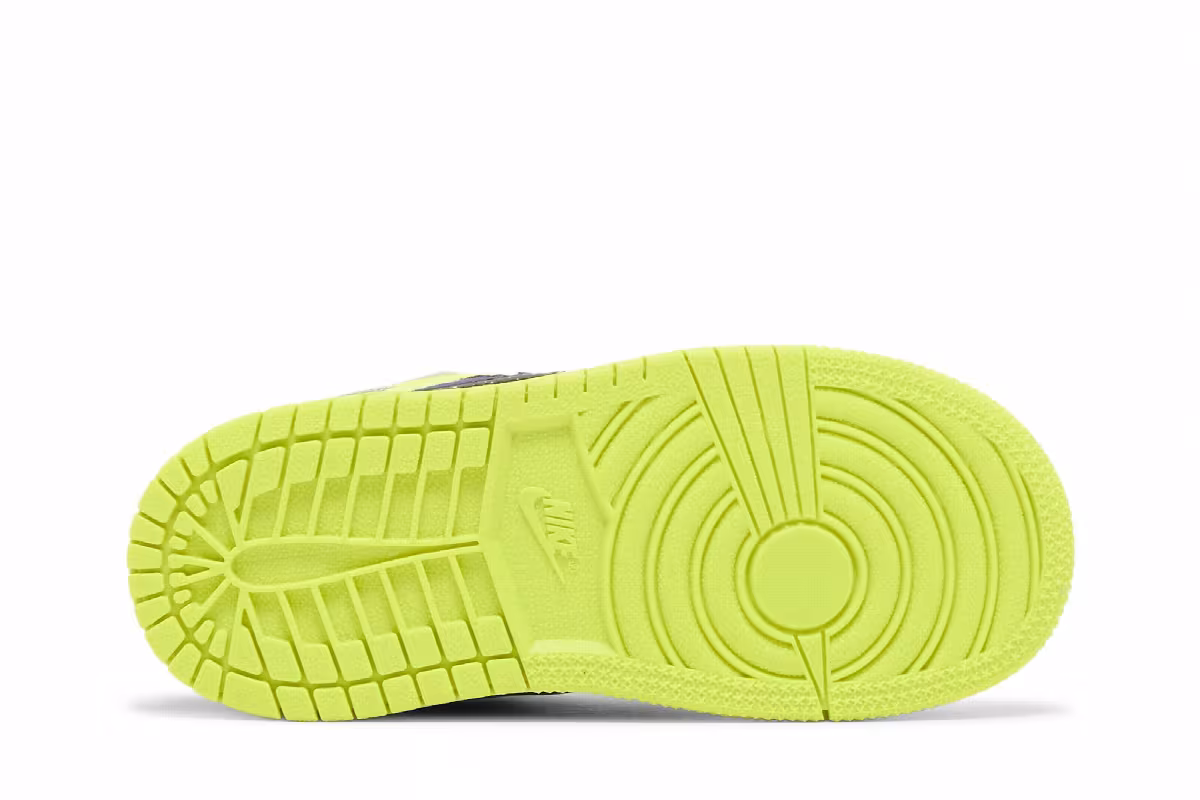 Air Jordan 1 Mid SE TD Volt Vivid Orange, view 5