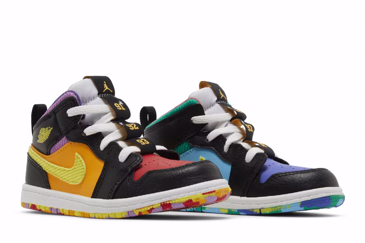 Air Jordan 1 Mid SS TD Championships, view 9