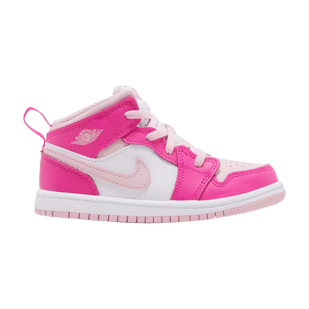 Air Jordan 1 Mid TD Fierce Pink