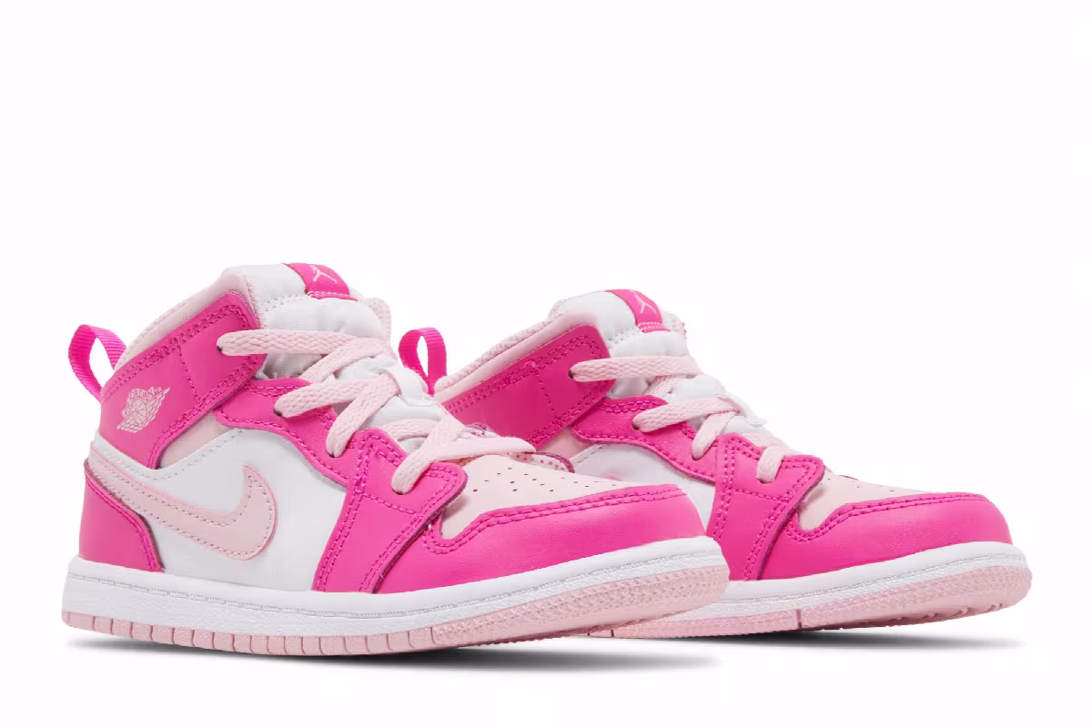 Air Jordan 1 Mid TD Fierce Pink, view 9
