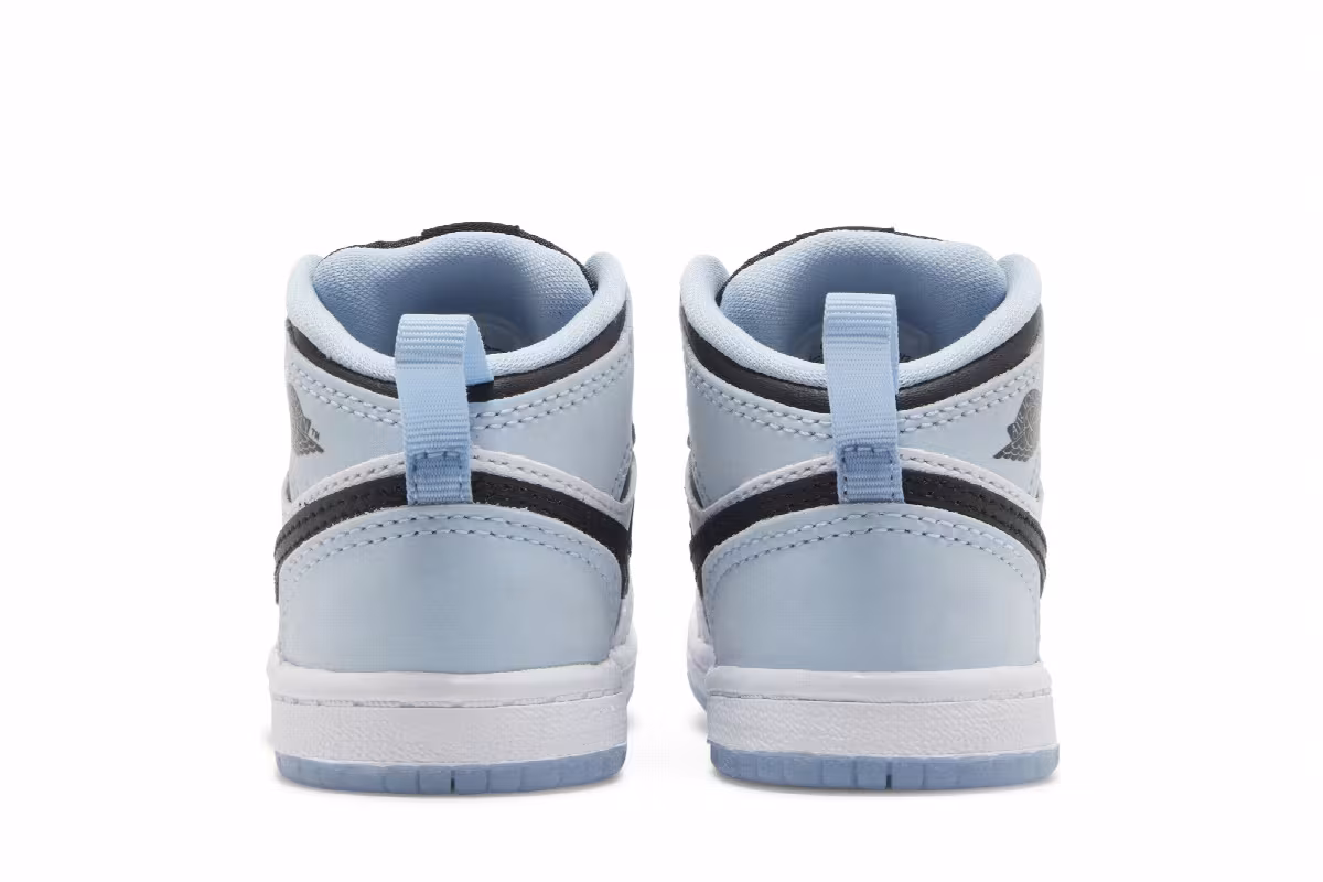 Air Jordan 1 Mid SE TD White Ice Blue, view 7