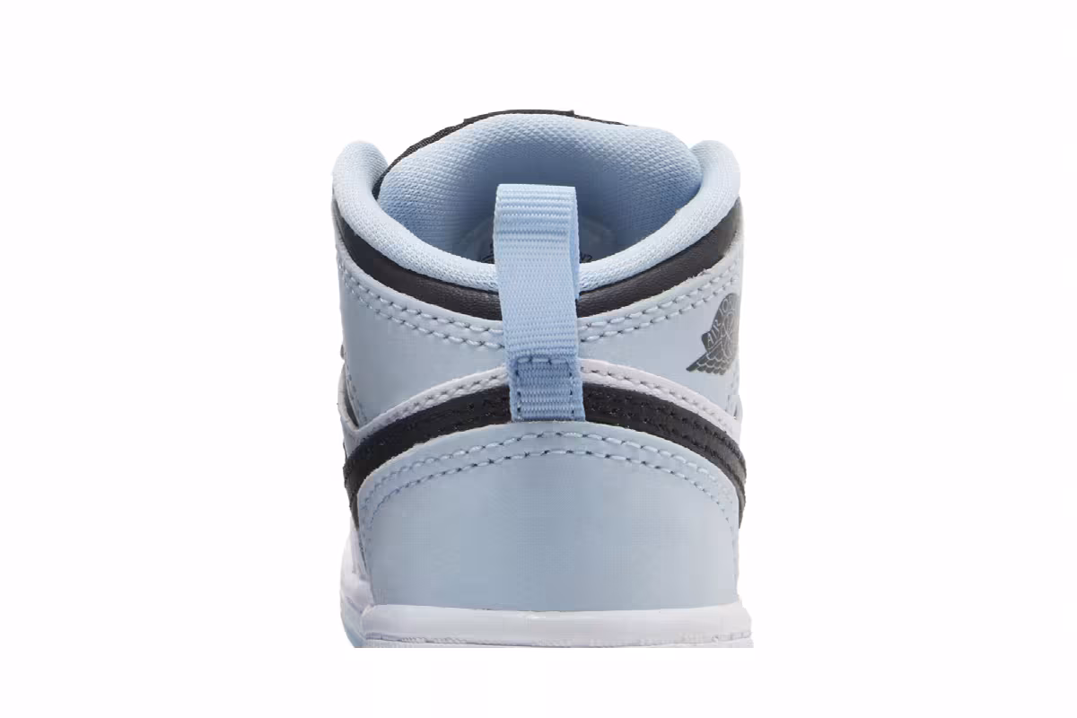 Air Jordan 1 Mid SE TD White Ice Blue, view 8
