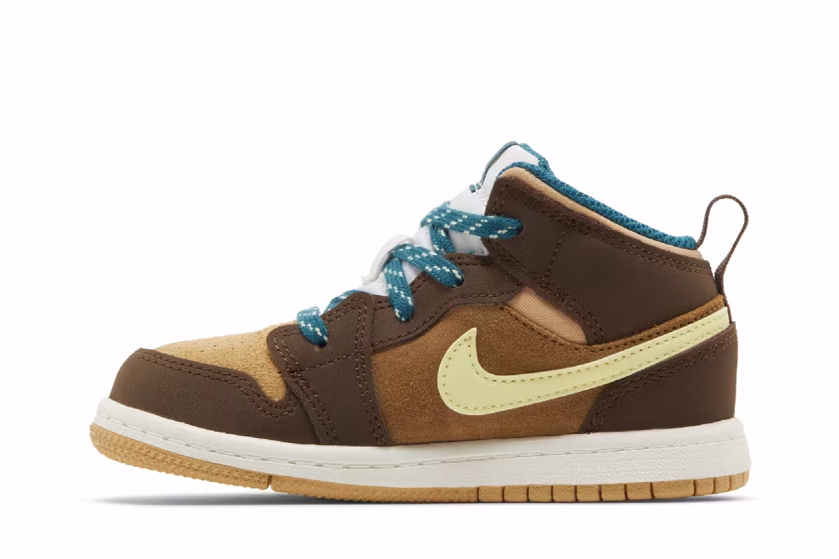Air Jordan 1 Mid SE TD Cacao Wow, view 4