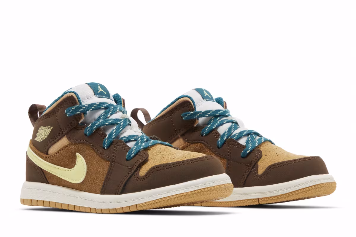 Air Jordan 1 Mid SE TD Cacao Wow, view 9