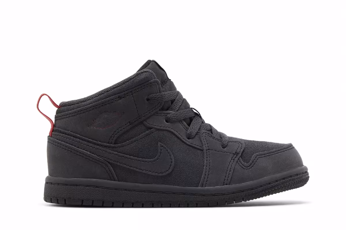 Air Jordan 1 Mid SE Craft TD Dark Smoke Red, view 2