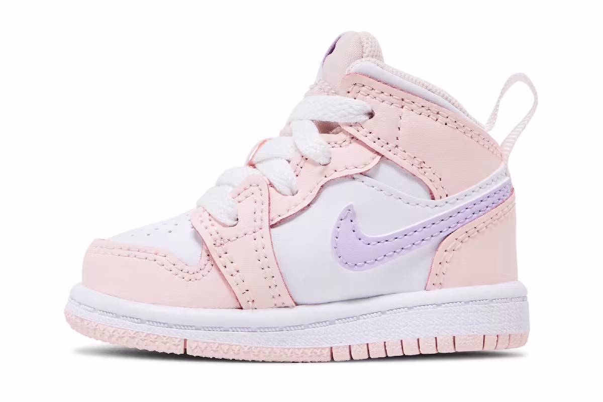 Air Jordan 1 Mid TD Pink Wash, view 4