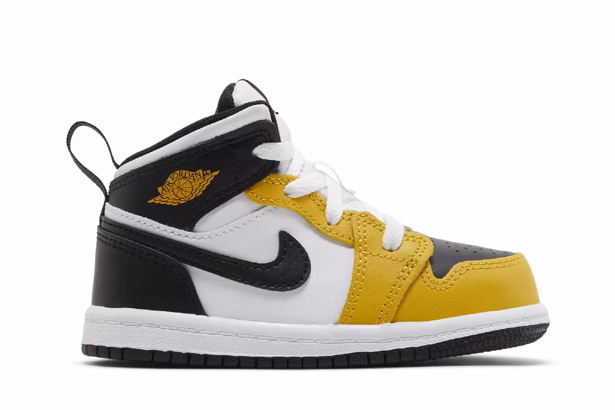 Air Jordan 1 Mid TD Yellow Ochre, view 2