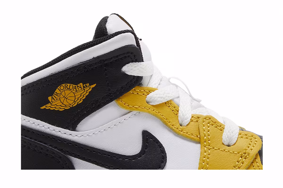 Air Jordan 1 Mid TD Yellow Ochre, view 3