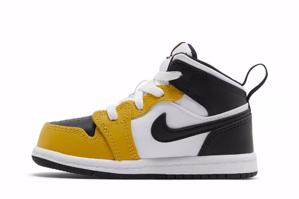 Air Jordan 1 Mid TD Yellow Ochre, view 4