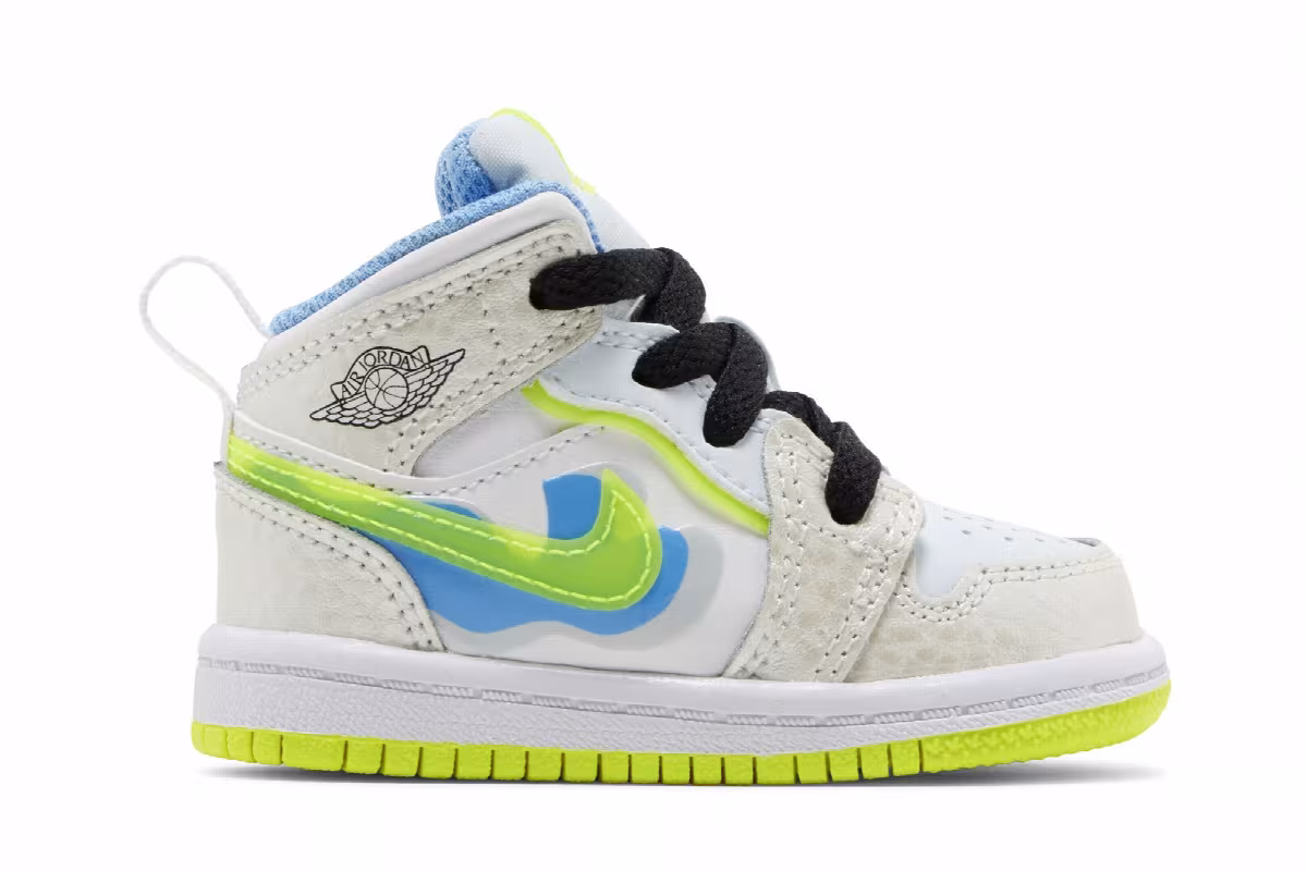 Air Jordan 1 Mid SE TD Warped Swoosh, view 2