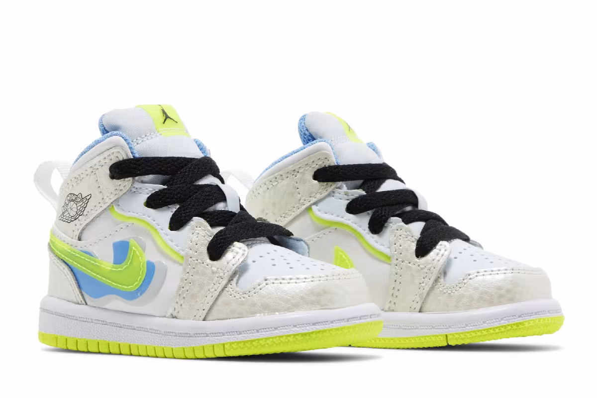 Air Jordan 1 Mid SE TD Warped Swoosh, view 9