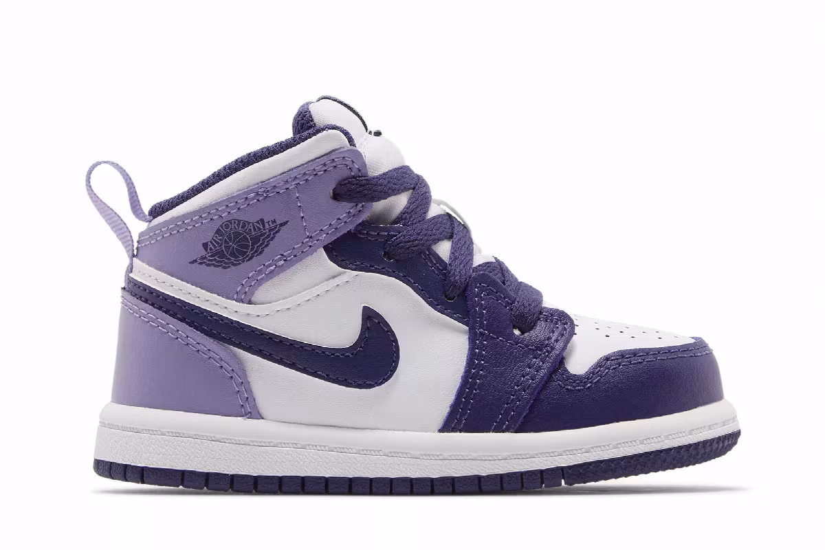 Air Jordan 1 Mid TD Sky J Purple, view 2