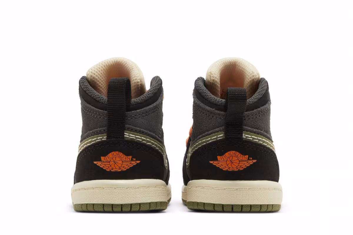 Air Jordan 1 Mid SE Craft TD Anthracite Light Olive, view 7