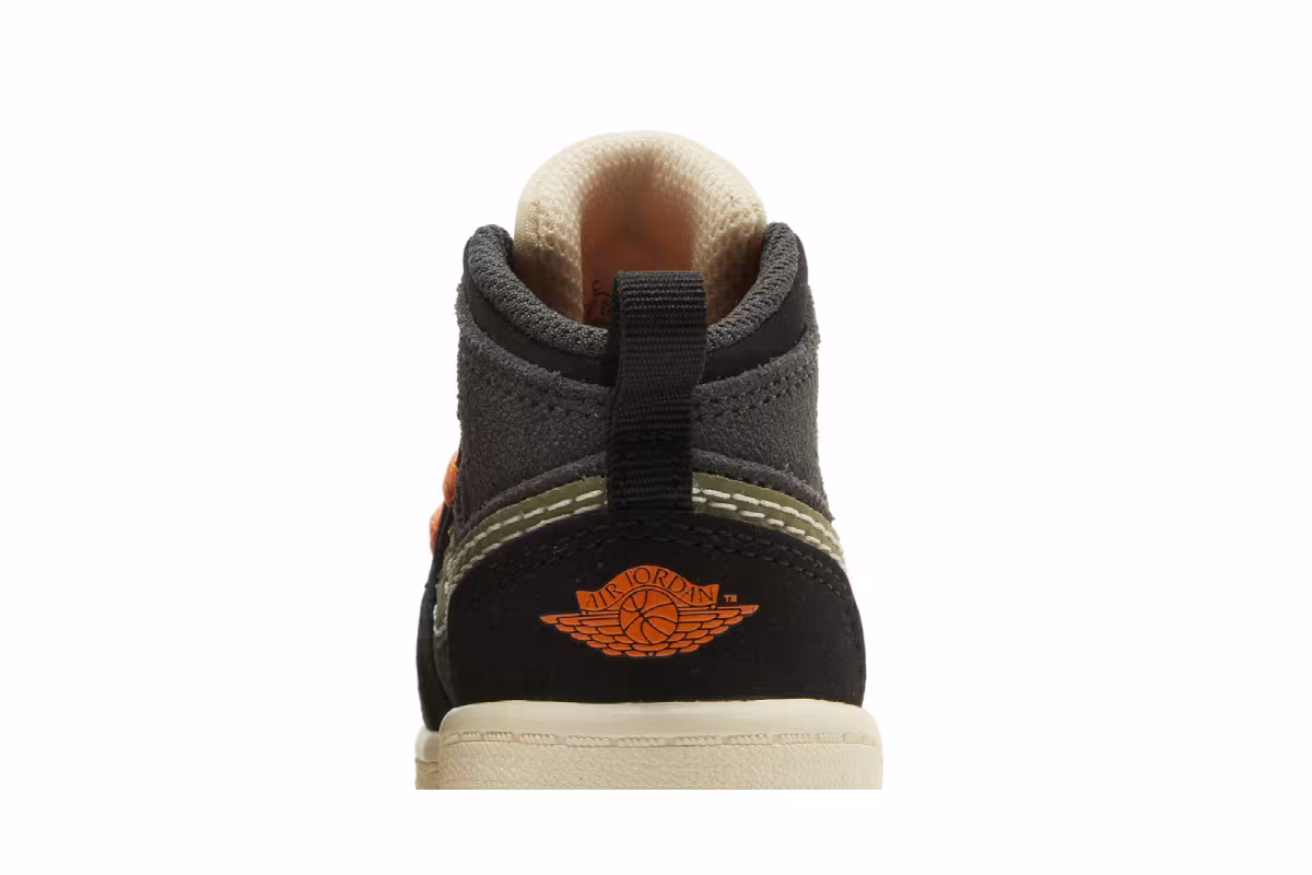 Air Jordan 1 Mid SE Craft TD Anthracite Light Olive, view 8