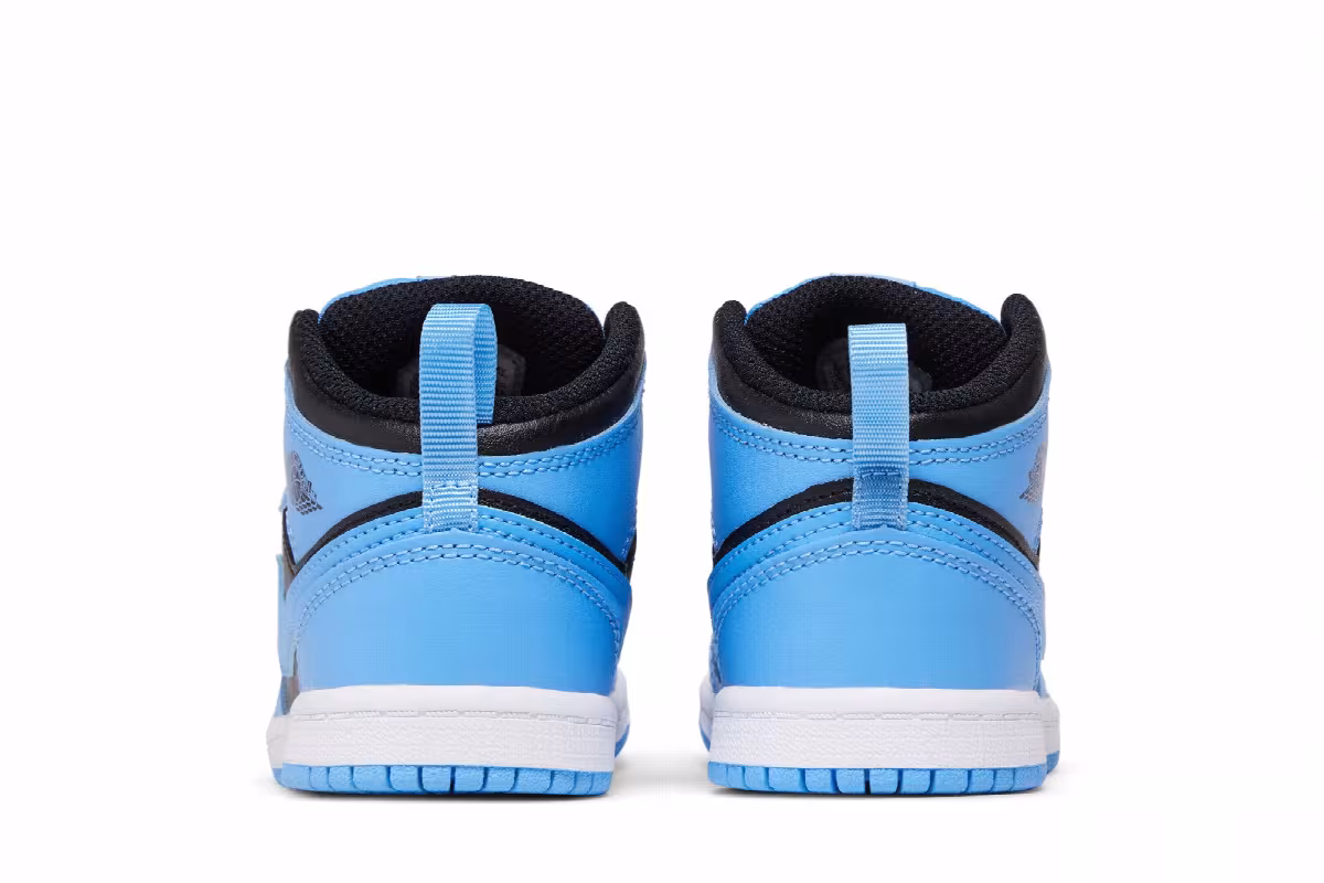 Air Jordan 1 Mid TD University Blue Black, view 7