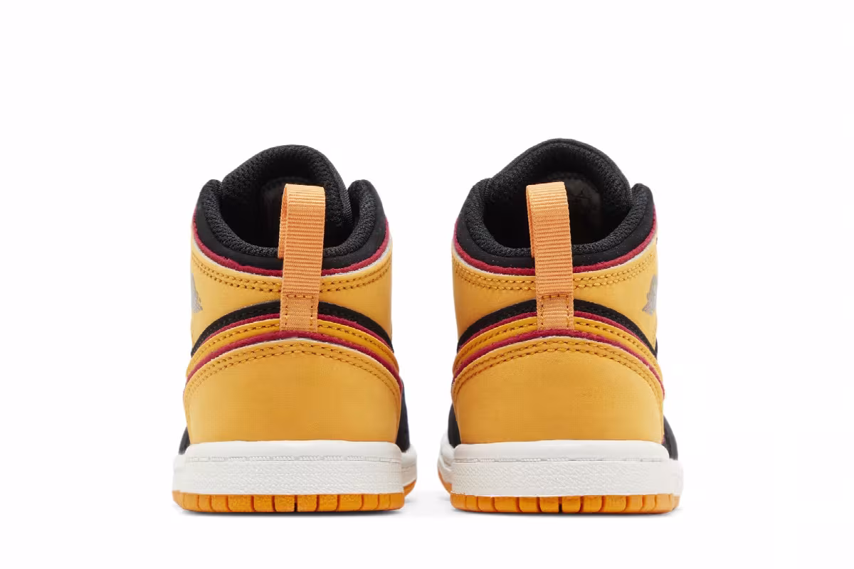 Air Jordan 1 Mid SE TD Vivid Orange, view 7