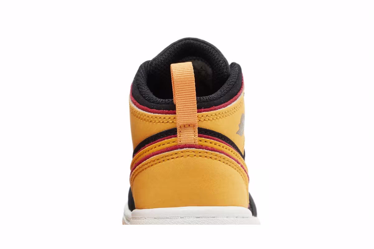 Air Jordan 1 Mid SE TD Vivid Orange, view 8