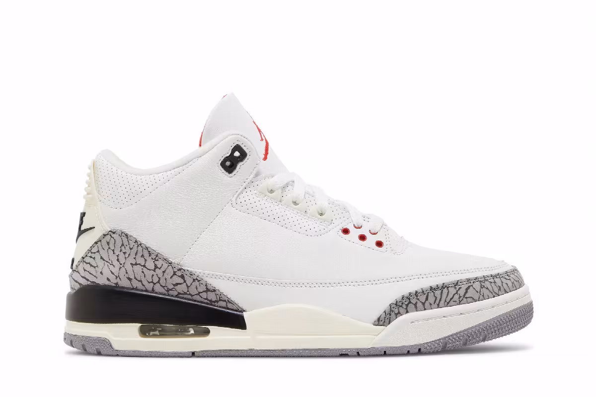 Air Jordan 3 White Cement Reimagined, view 2