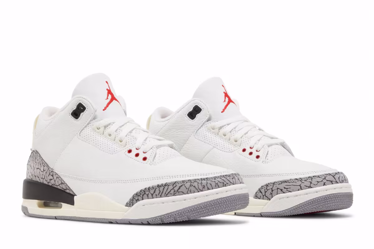 Air Jordan 3 White Cement Reimagined, view 9