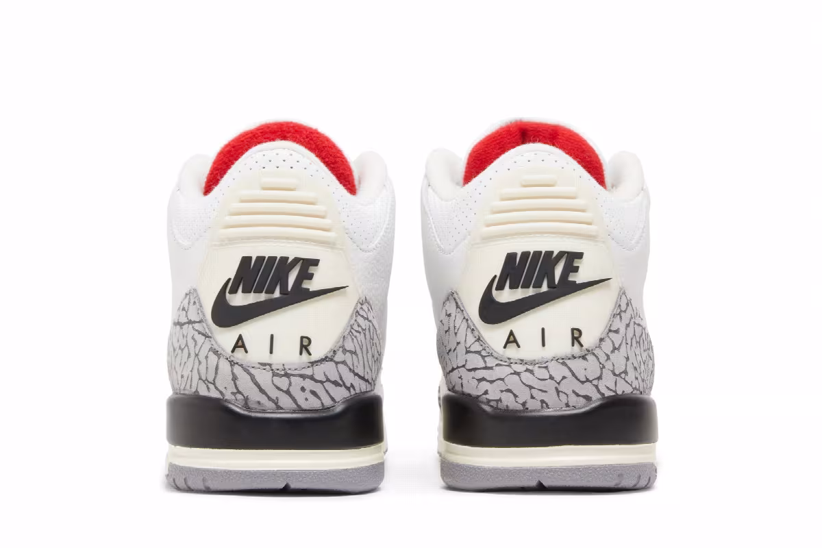 Air Jordan 3 GS White Cement Reimagined, view 7
