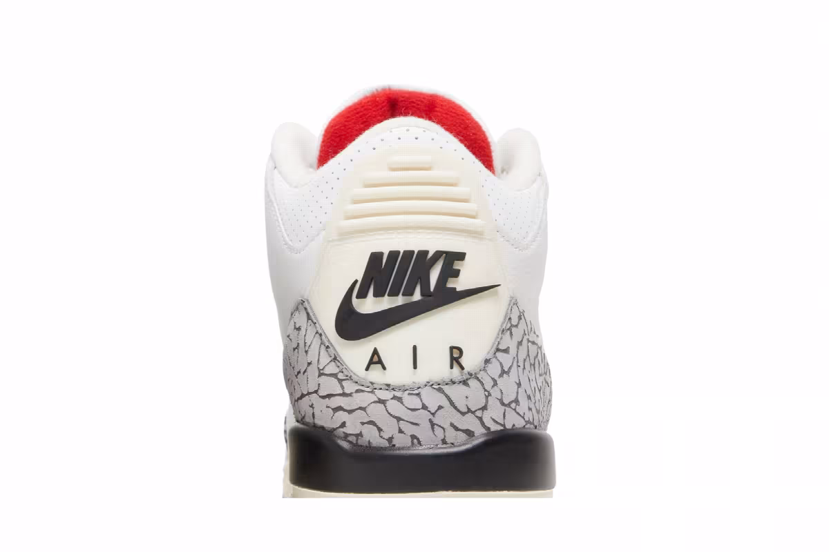 Air Jordan 3 GS White Cement Reimagined, view 8