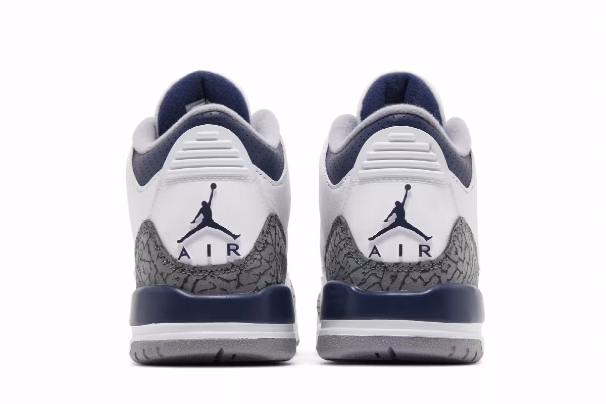 Air Jordan 3 GS Midnight Navy, view 7