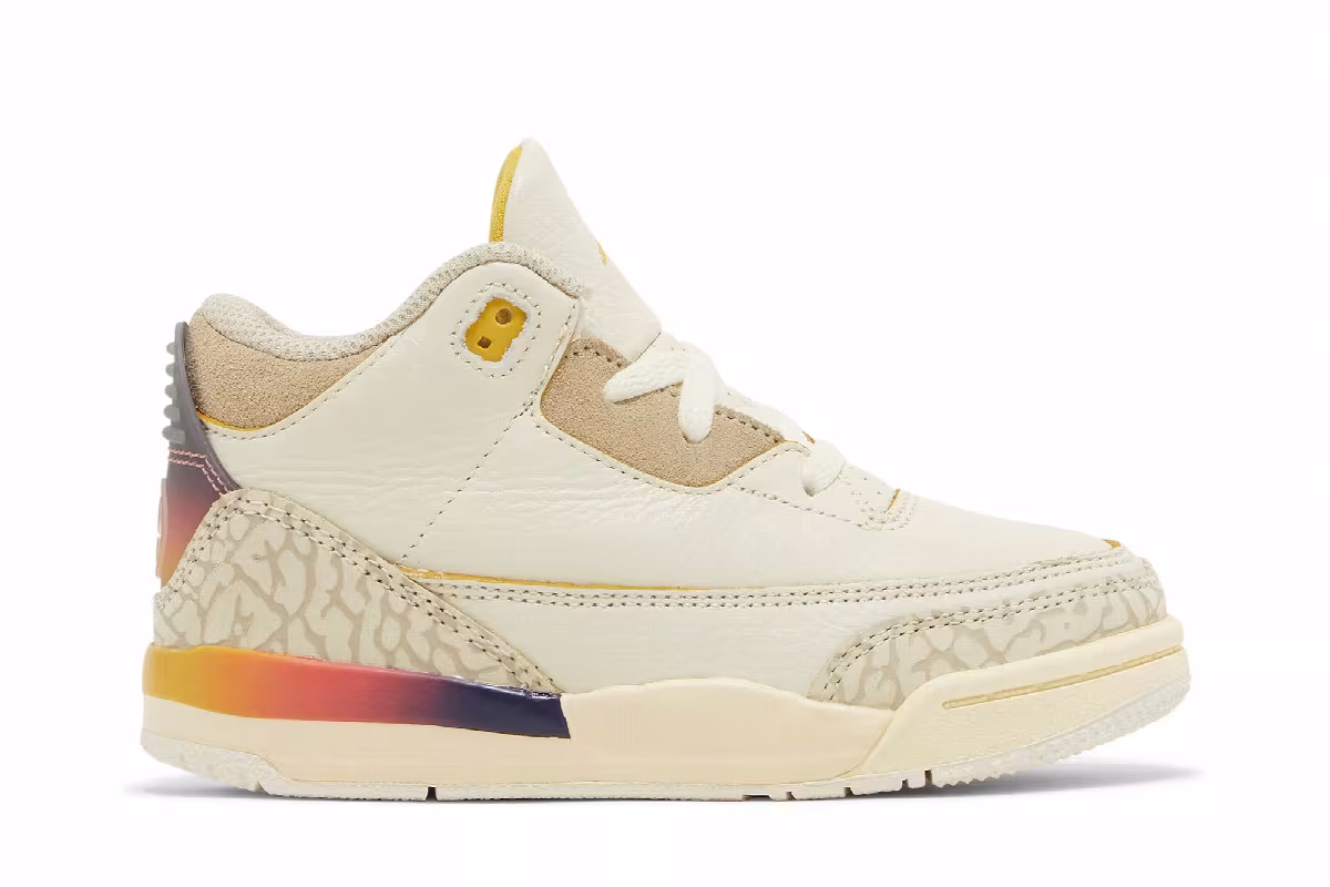 J. Balvin x Air Jordan 3 TD Medellín Sunset, view 2