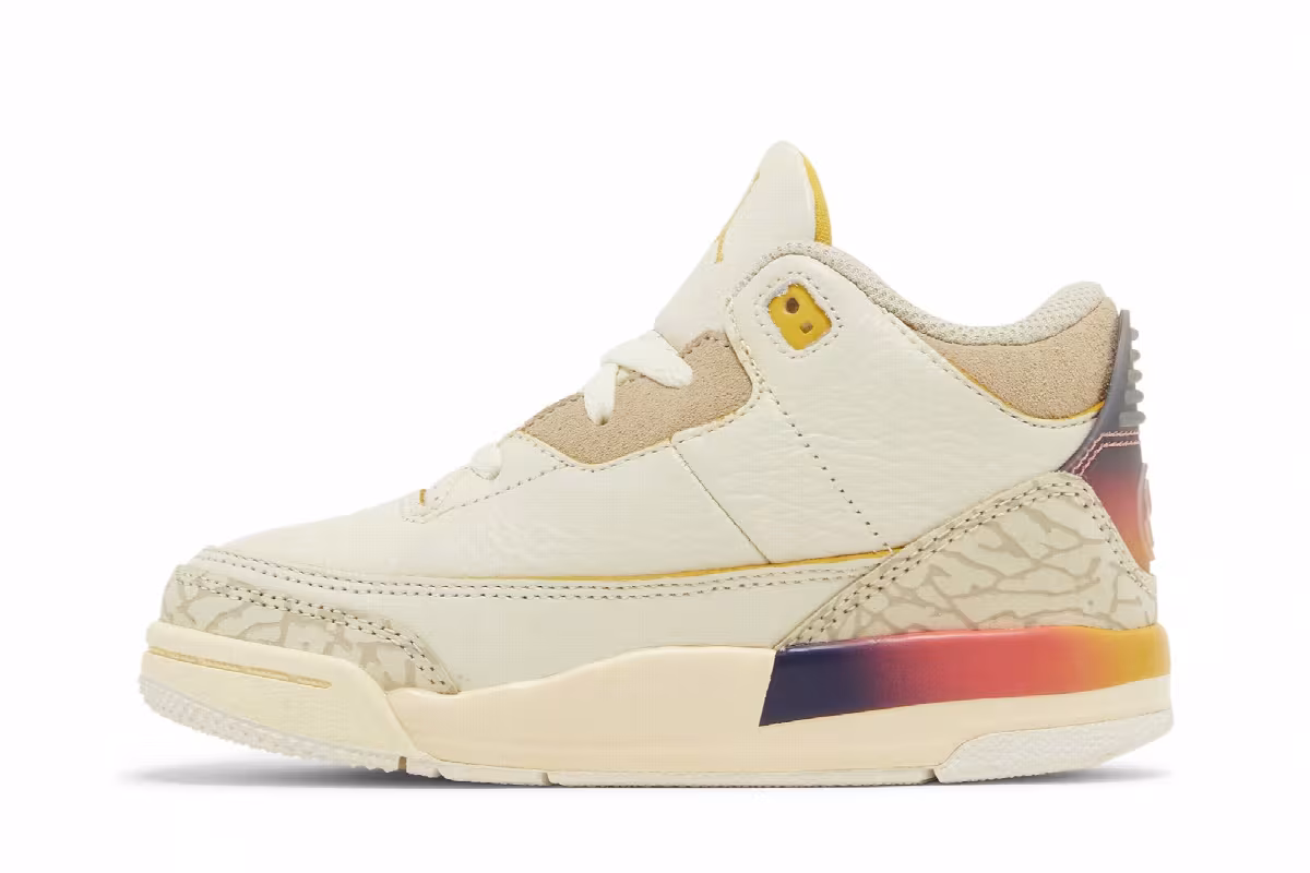 J. Balvin x Air Jordan 3 TD Medellín Sunset, view 4