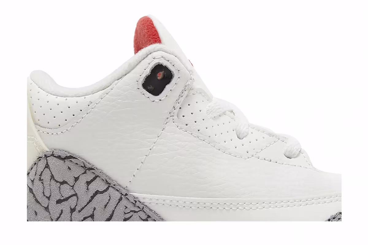 Air Jordan 3 TD White Cement Reimagined, view 3