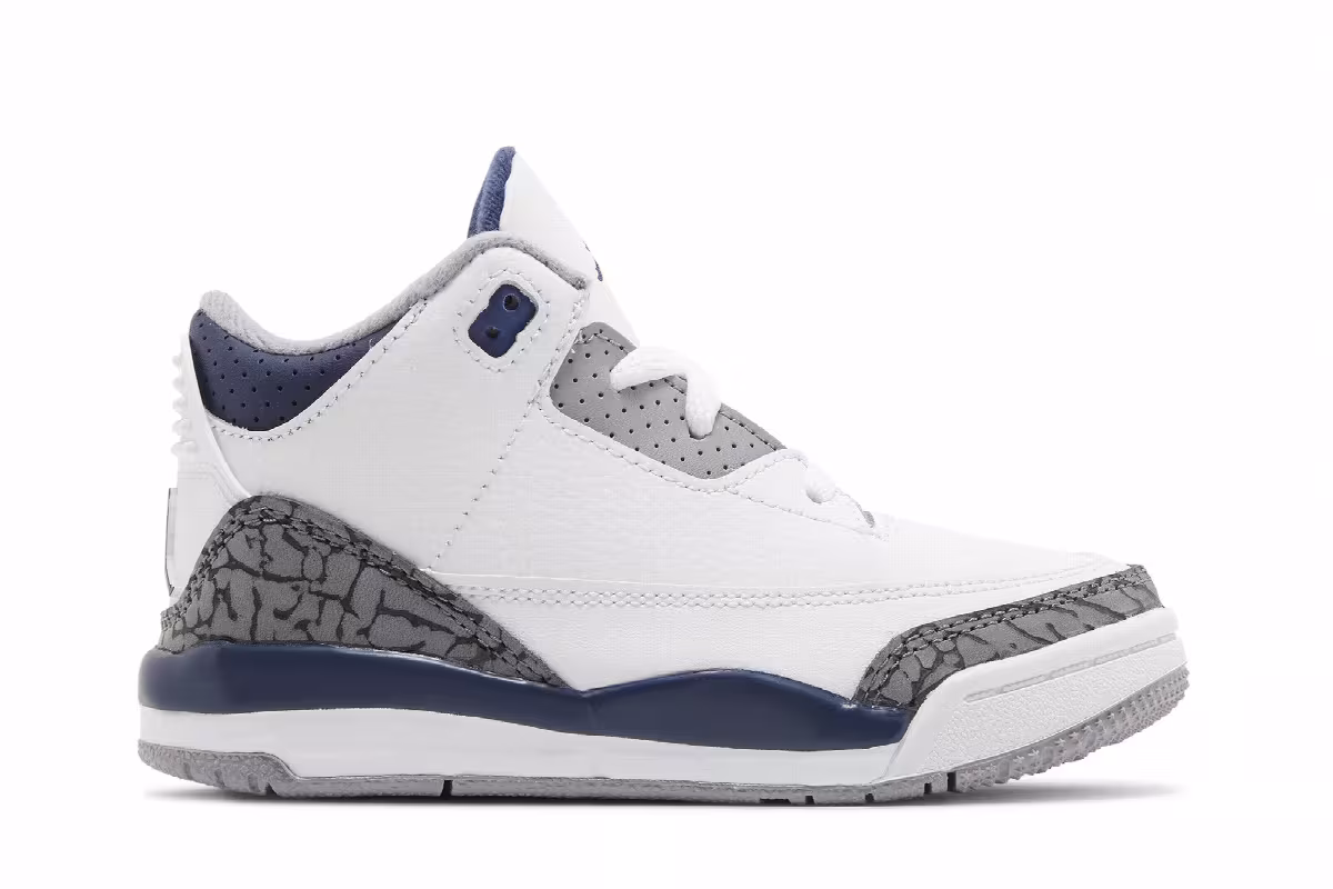 Air Jordan 3 TD Midnight Navy, view 2