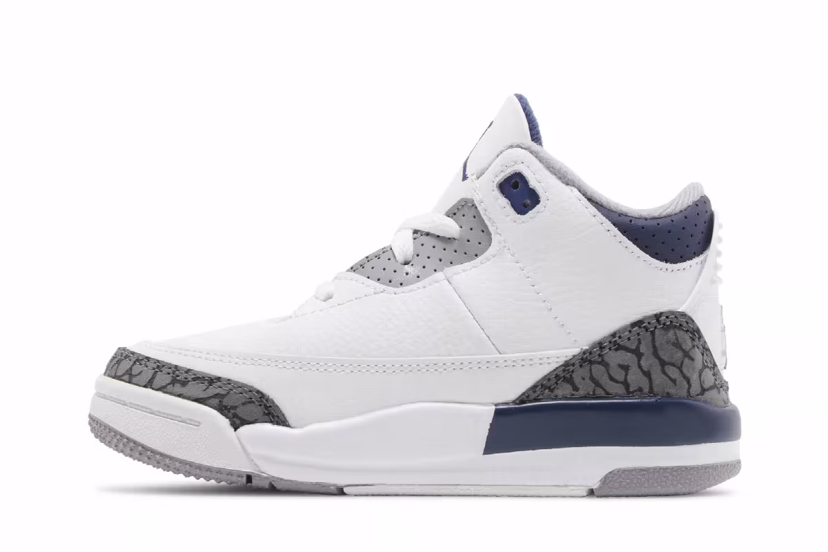 Air Jordan 3 TD Midnight Navy, view 4