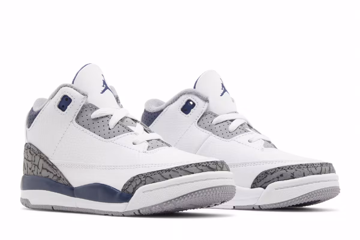 Air Jordan 3 TD Midnight Navy, view 9