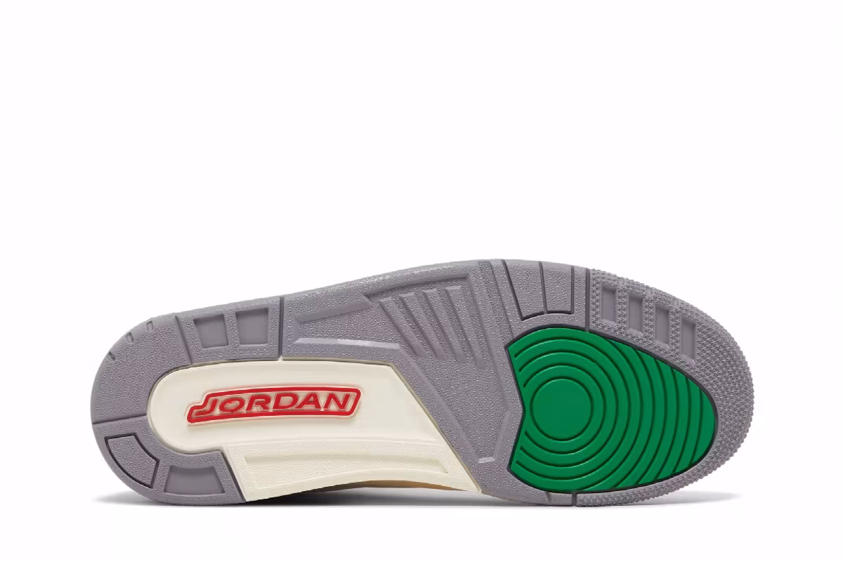 Women's Air Jordan 3 Lucky Green, view 5
