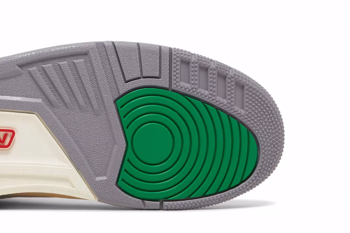 Women's Air Jordan 3 Lucky Green, view 6