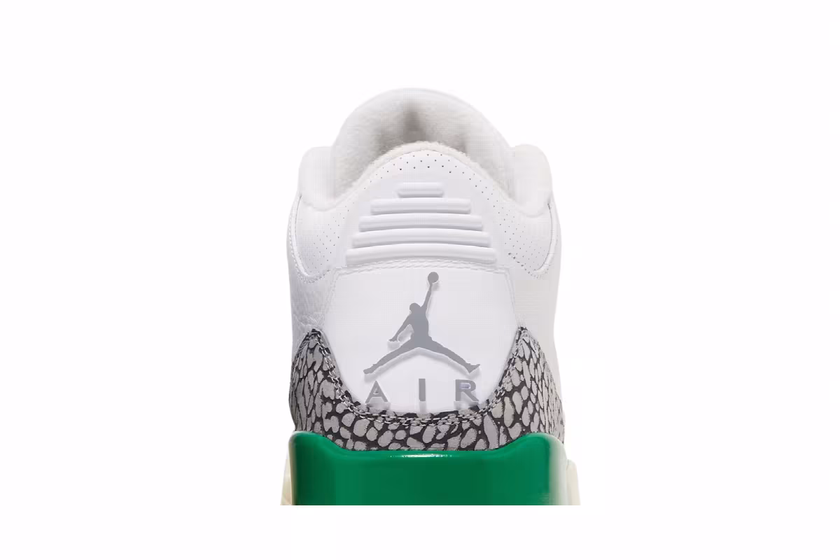 Women's Air Jordan 3 Lucky Green, view 8