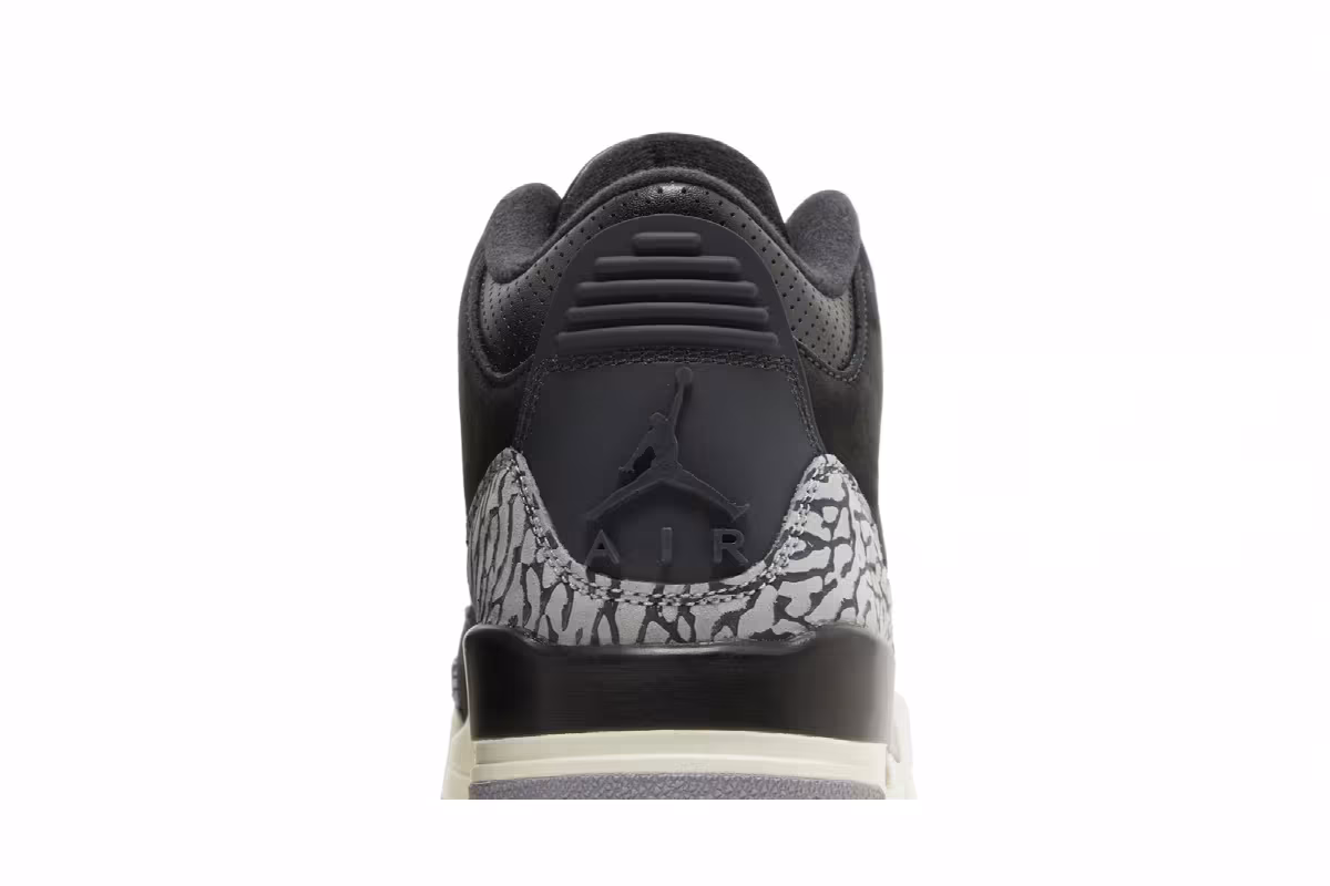Women's Air Jordan 3 Off Noir, view 8