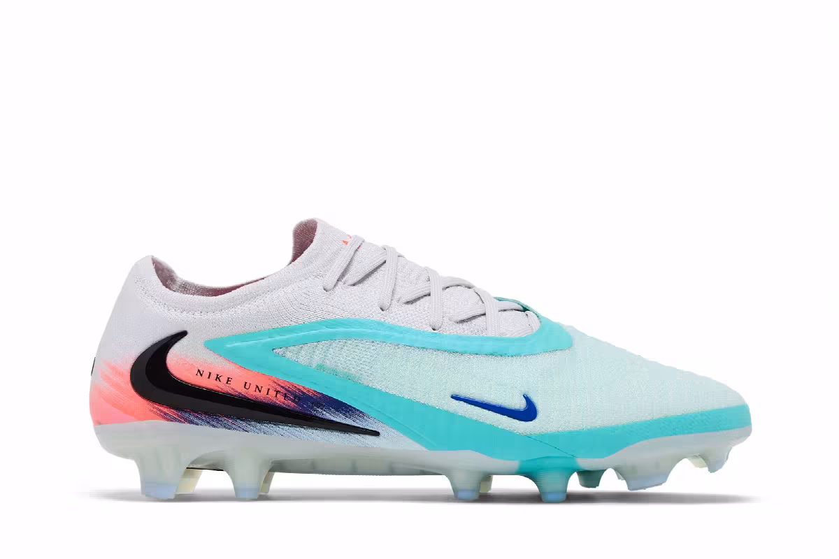 Nike United Phantom 6 Low Elite Pistachio Frost/Hyper Orange, view 2
