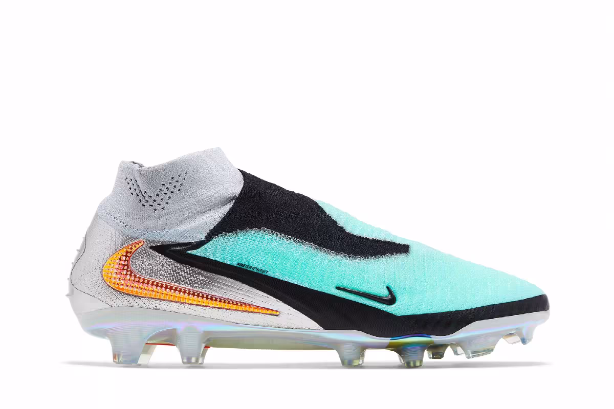 Nike Phantom 6 High Elite FG Chrome Black, view 2
